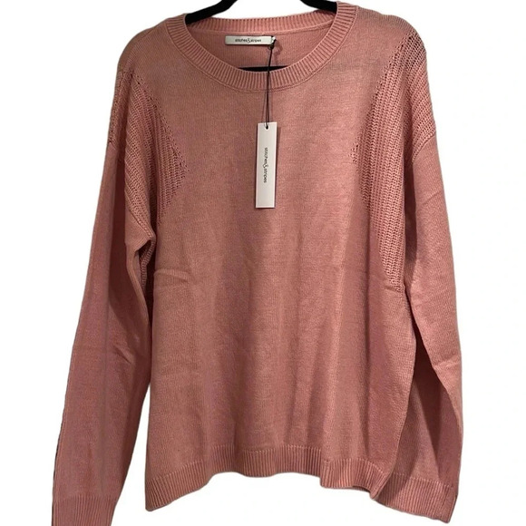 NWT Stitches and Stripes Pink Cozy Sweater Sold at Revolve 2X - Picture 1 of 5
